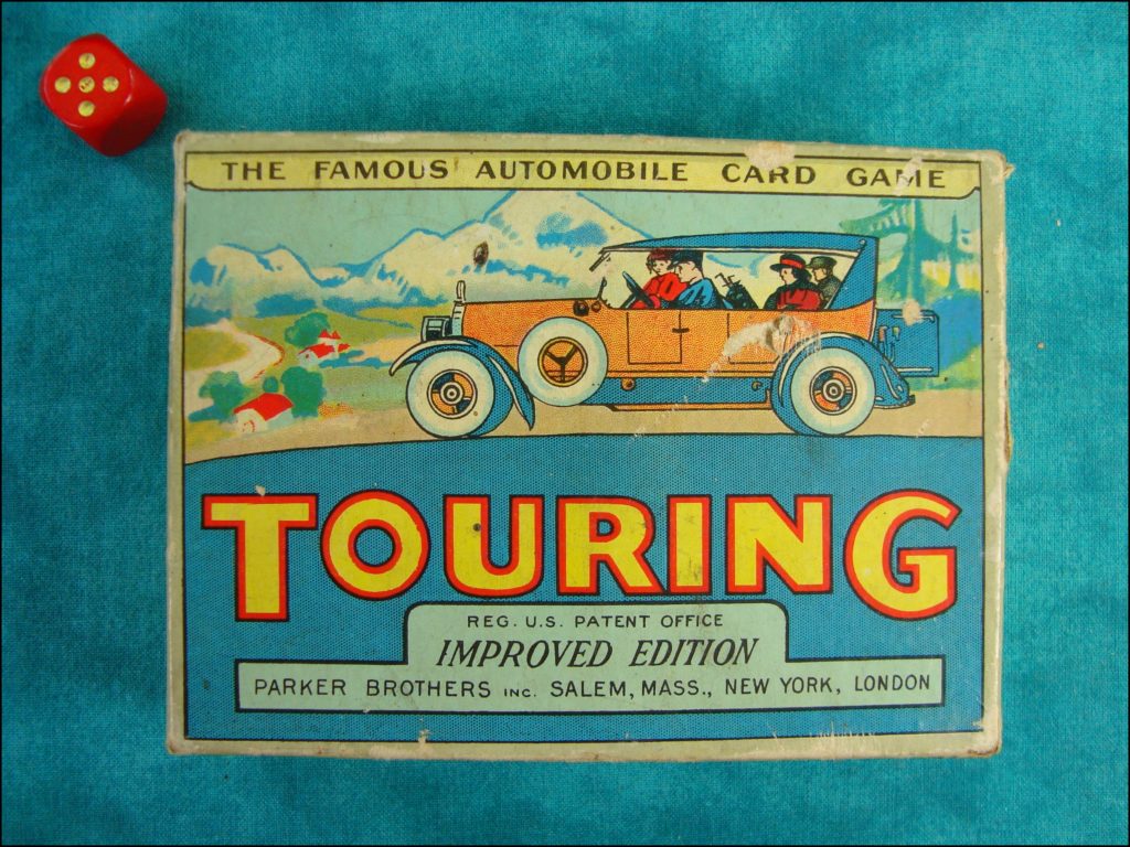  Parker brothers ; 1926 ; Touring ; vintage car-themed board game ; ancien jeu de société automobile ; Antikes Brettspiel Thema Automobil Autospiel ; 