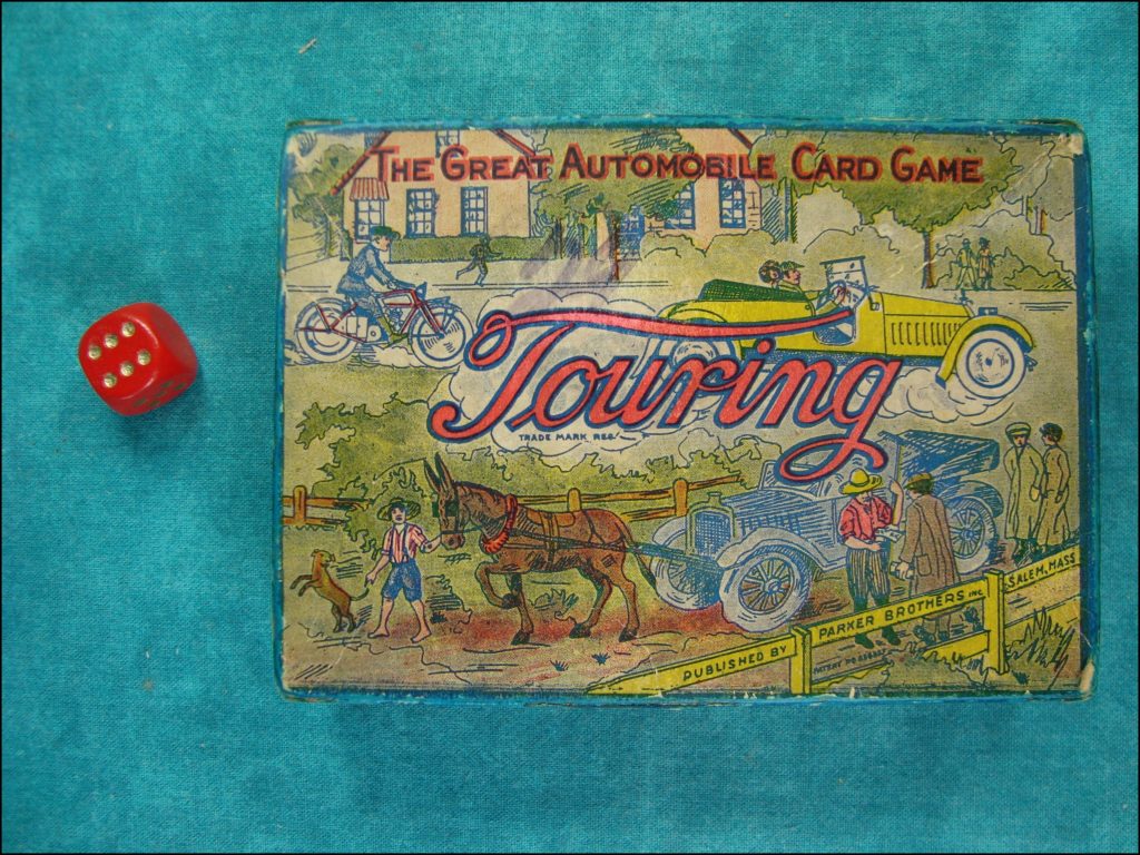  Parker brothers ; 1906 ; Touring ; vintage car-themed board game ; ancien jeu de société automobile ; Antikes Brettspiel Thema Automobil Autospiel ; 
