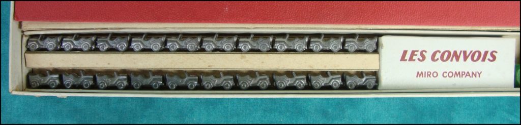 1953 - Les convois ; Miro Company ; Jeep ; vintage car-themed board game ; ancien jeu de société automobile ; Antikes Brettspiel Thema Automobil Autospiel ; 