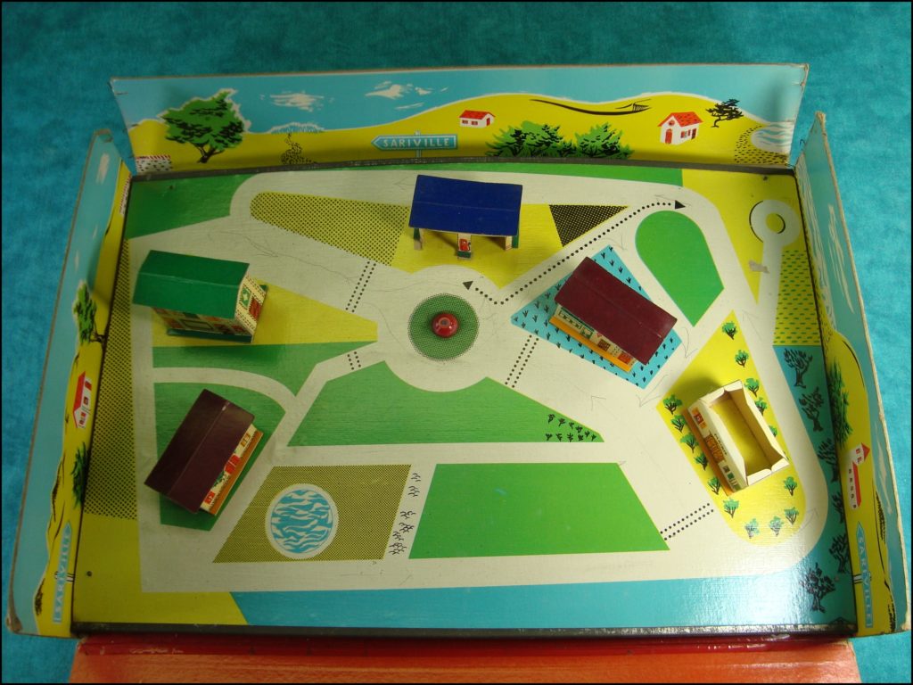 1955/60 - Sariville ; Monic ; vintage car-themed board game ; ancien jeu de société automobile ; Antikes Brettspiel Thema Automobil Autospiel ; 