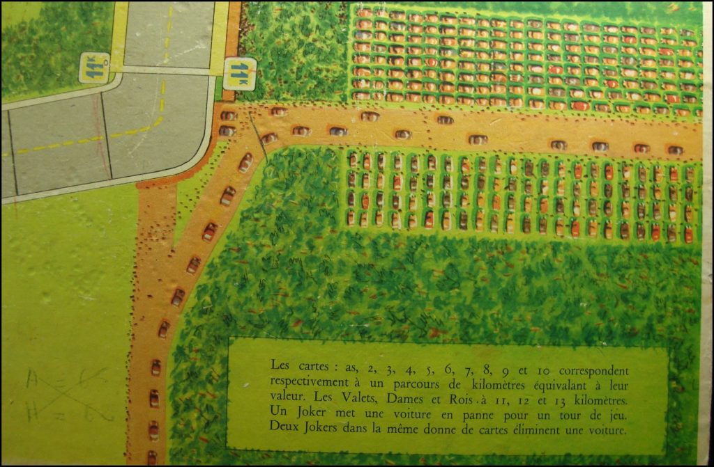 1956 ; Les 24 H. du Mans ; éd. l'Eumail France ; vintage car-themed board game ; ancien jeu de société automobile ; Antikes Brettspiel Thema Automobil Autospiel ; 