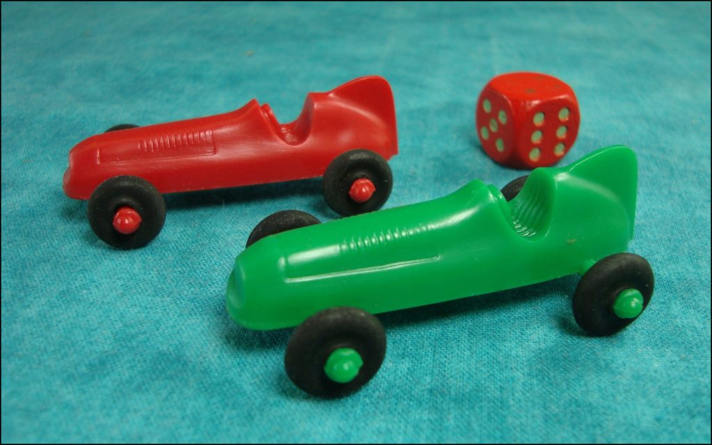 Brettspiel ; Board game ; Jeu de société ; 1960 ; Power 4 car racing ; Zipees ; 