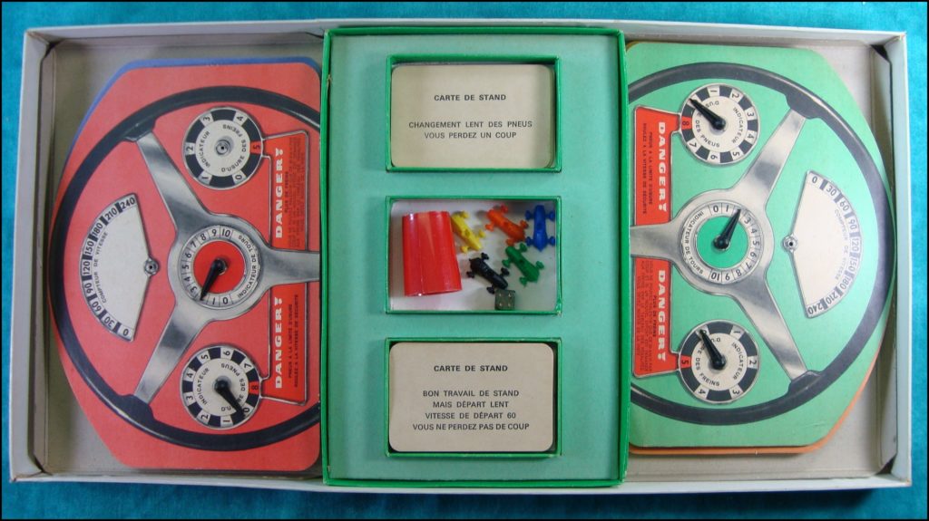 1961 - Formule 1 ; Miro Company ; Antar ; Englebert ; vintage car-themed board game ; ancien jeu de société automobile ; Antikes Brettspiel Thema Automobil Autospiel ; 