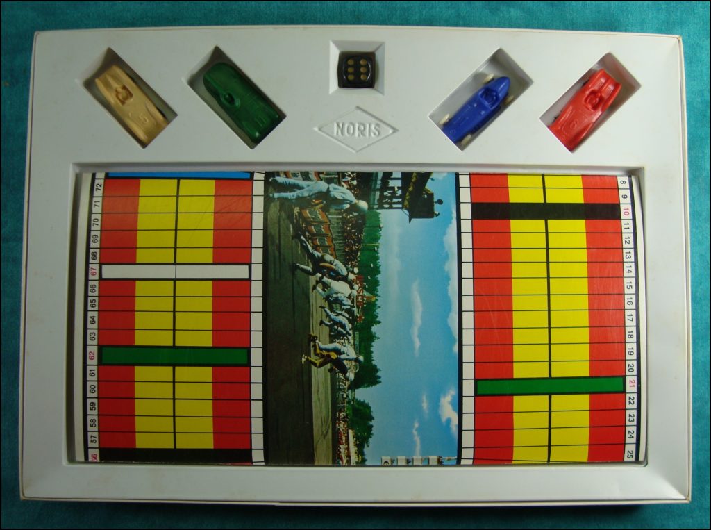 Brettspiel ; Board game ; Jeu de société ; 1965/70 ; Grand Prix ; Noris ; Ferrari ; Mercedes