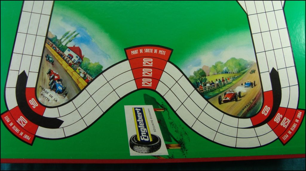 1966 - Formule 1 ; Miro Company ; Antar ; Englebert ; vintage car-themed board game ; ancien jeu de société automobile ; Antikes Brettspiel Thema Automobil Autospiel ; 