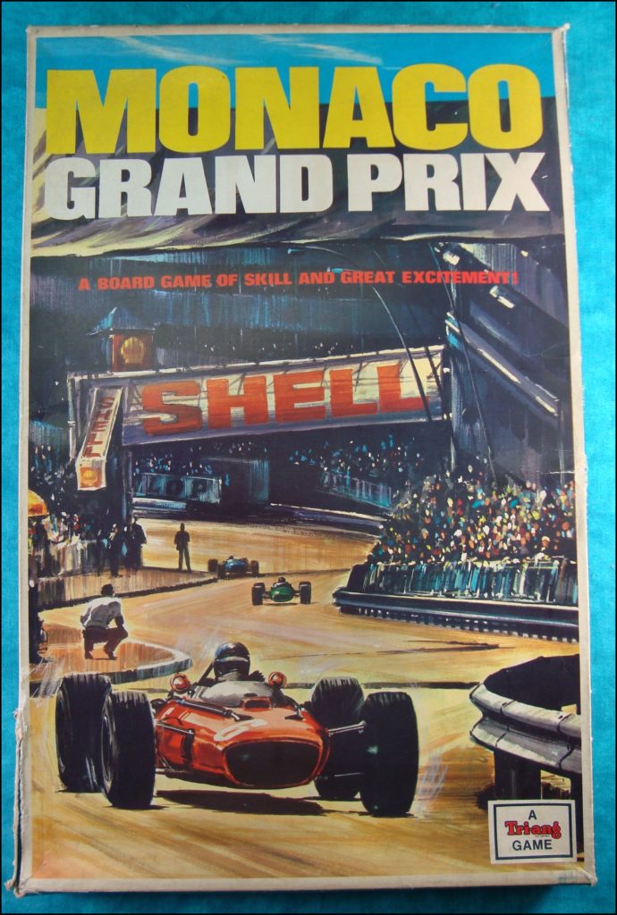 Brettspiel ; Board game ; Jeu de société ; 1968 ; Monaco Grand Prix ; Triang 