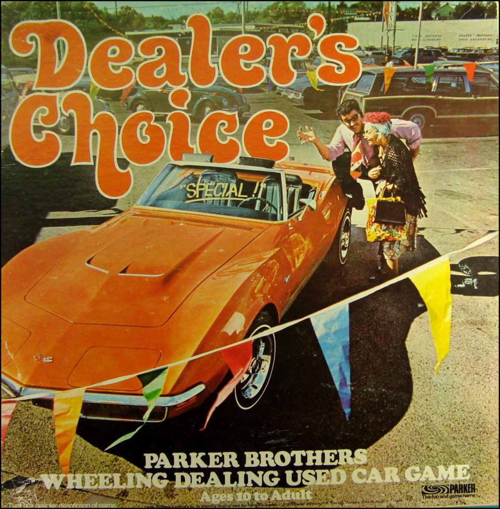 Dealer's choice, Parker Les Jeux vintage et l'Automobile