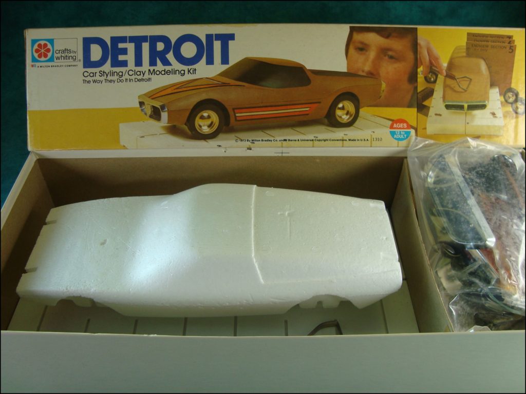 Brettspiel ; Board game ; Jeu de société ; 1973 ; Detroit Car Styling ; Milton Bradley ; MB ; concept car ; design ;