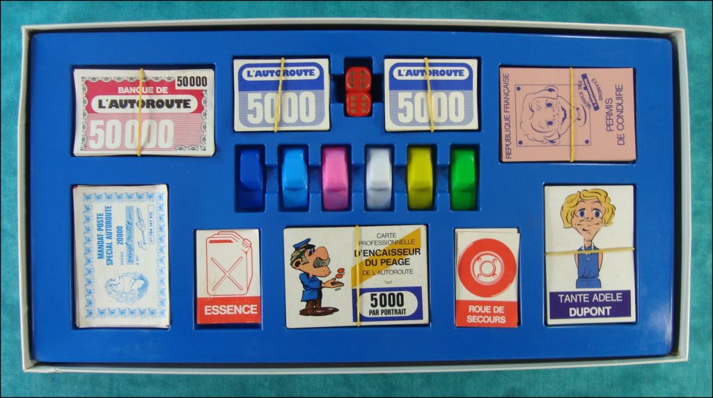 Brettspiel ; Board game ; Jeu de société ; 1990-2000 ; L'autoroute ; Dujardin