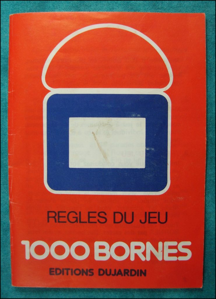 Brettspiel ; Board game ; Jeu de société ; 1975 1980 ; 1000 bornes ; Mille Bornes ; Dujardin