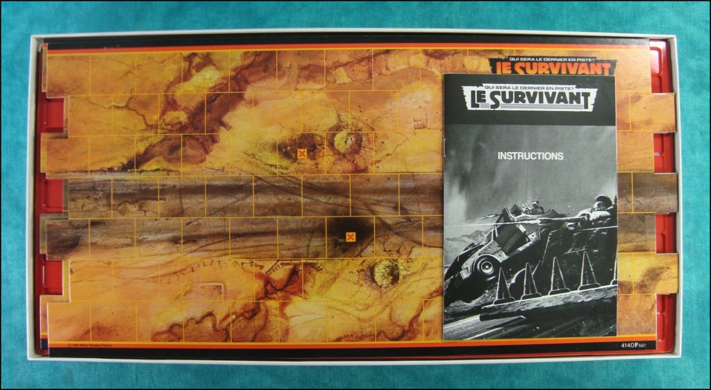 Brettspiel ; Board game ; Jeu de société ; 1986 ; Le survivant ; MB ; Milton Bradley ; Mad Max