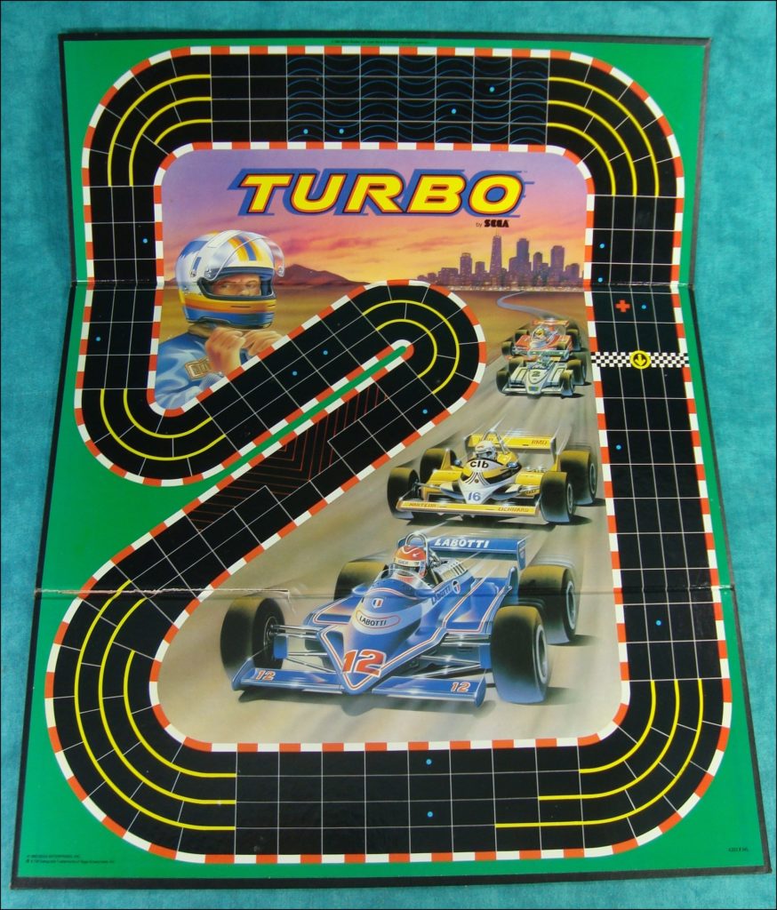 Brettspiel ; Board game ; Jeu de société ; 1983 ; Turbo ; Sega ; Milton Bradley ; MB ;