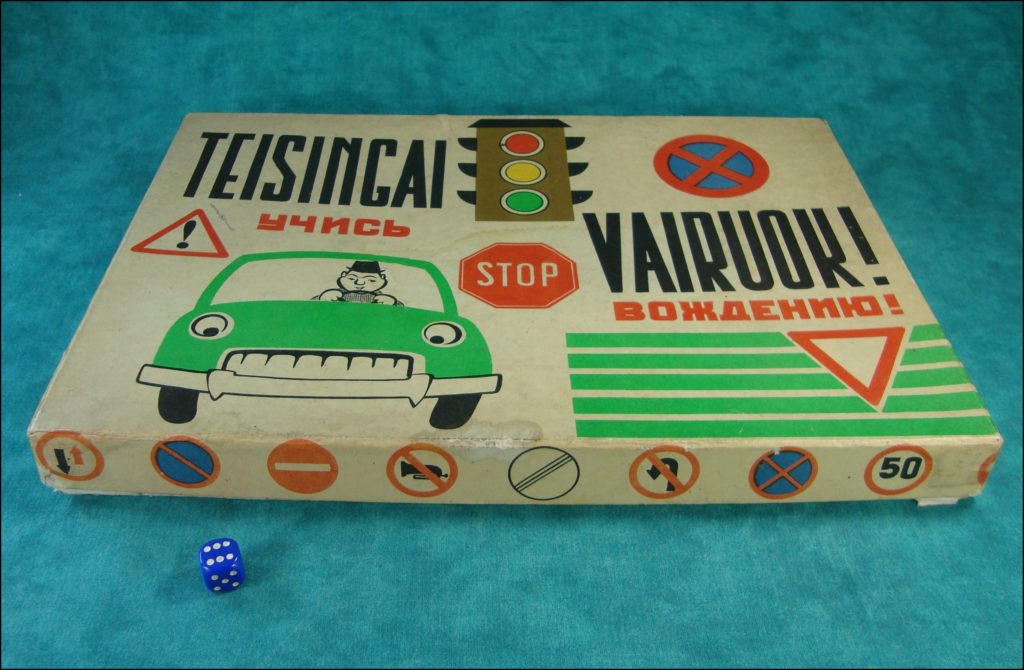 Brettspiel ; Board game ; Jeu de société ; 1978 ; Teisingai vairuok ! ; Lettonie ; URSS