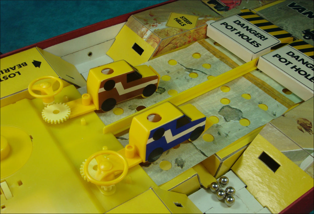  1978 ; The Pothole game ; Cadaco ; vintage car-themed board game ; ancien jeu de société automobile ; Antikes Brettspiel Thema Automobil ; 